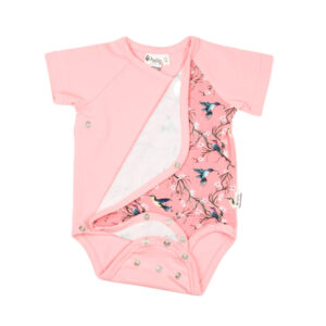 Pink bird body with short sleeves Dreams
