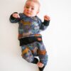 Blue children's sweater and trousers set Cozy