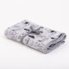 Grey baby blanket Heldin (single-layer)