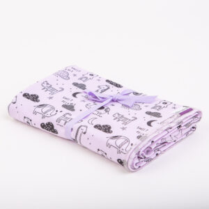 Lilac baby blanket Heldin (single-layer)