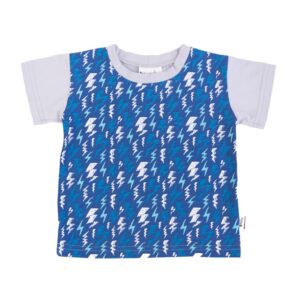 Blue short sleeve T-shirt Thunder