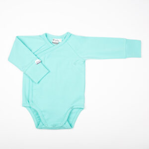 Light blue wrap bodysuit with long sleeves Dreams