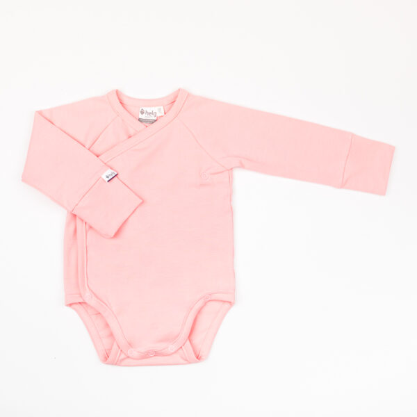 Pink wrap bodysuit with long sleeves Dreams