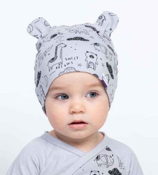 Grey baby hat Dreams