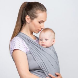 Grey baby sling CarryMe