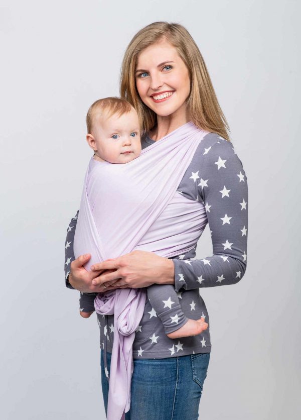 Lilac baby sling CarryMe
