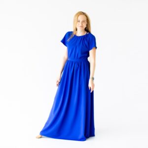 Naiste sinine pikk kleit Laura (NÄIDIS)