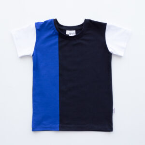 LasteT-särk Sinimustvalge