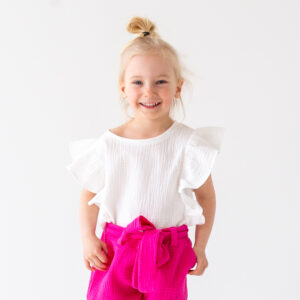 Valge satsidega pluus helg