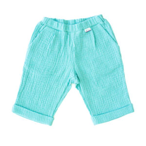 laste lühikesed musliinist püksid helg